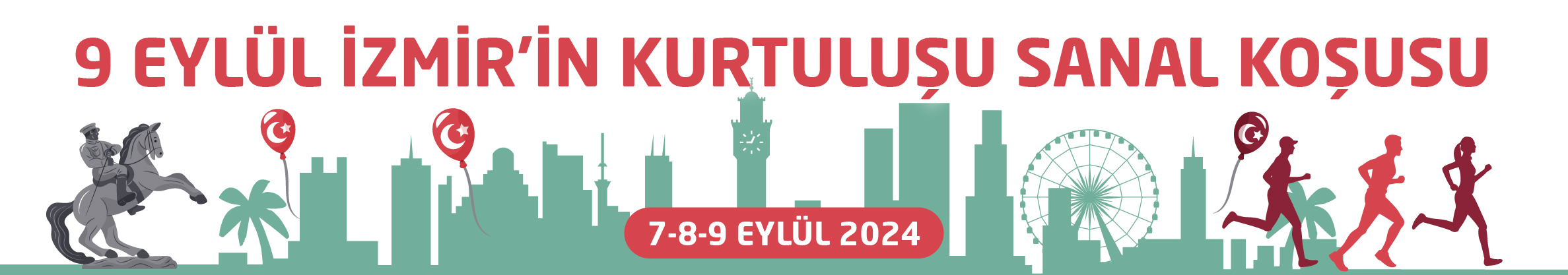 9 Eylül İzmir'in Kurtuluşu Sanal Koşusu 2024