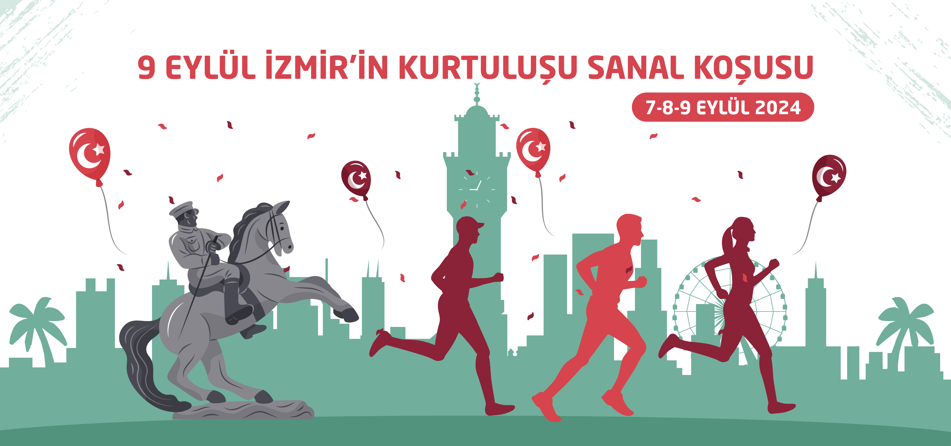 9 Eylül İzmir'in Kurtuluşu Sanal Koşusu 2024